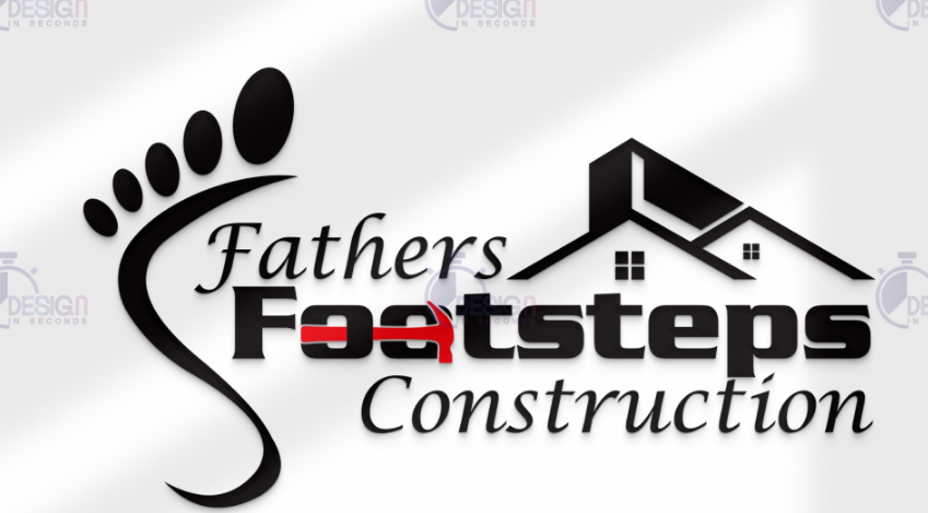 Fathers Footsteps Construction Logo - Cole Harbour, Nova Scotia
